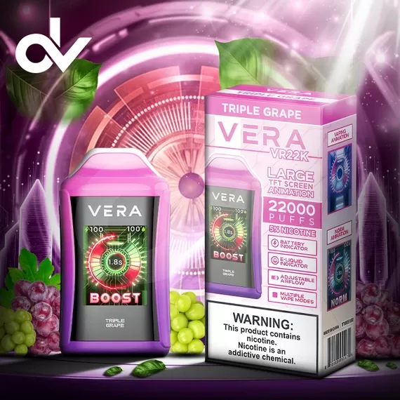 vera 22k puff tripple grape